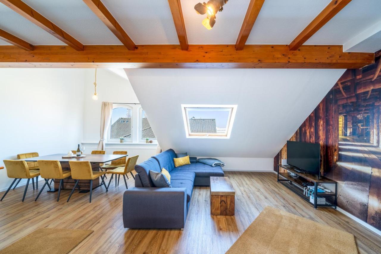 Stylisches Penthouse Zentral Tischfussball 100M2 Wii Hannover Esterno foto