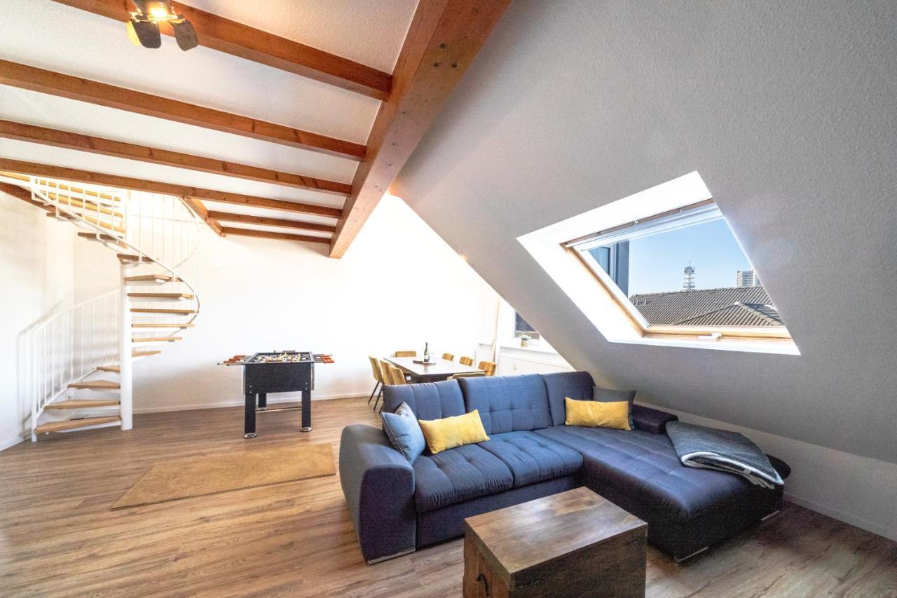 Stylisches Penthouse Zentral Tischfussball 100M2 Wii Hannover Esterno foto