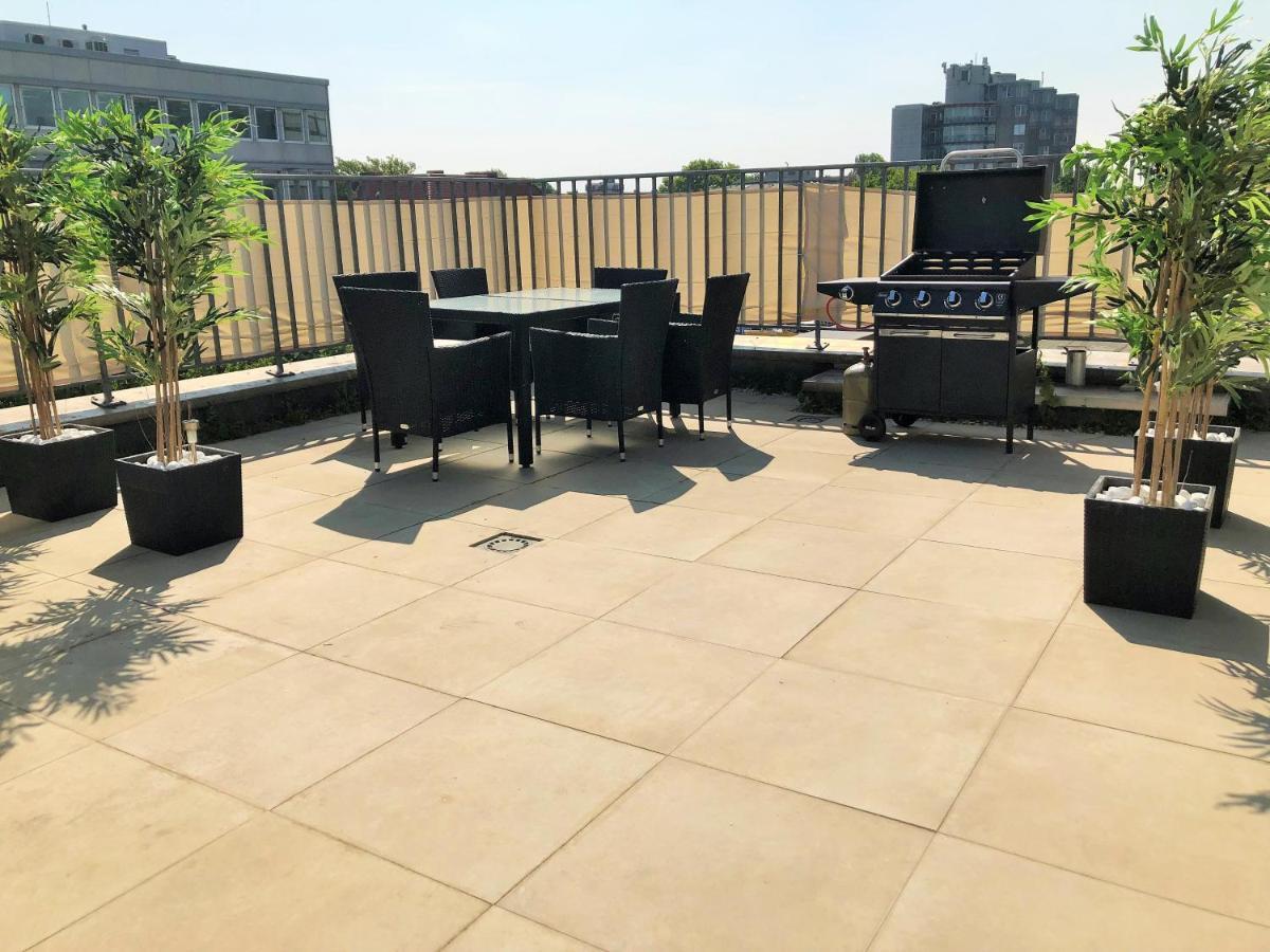 Stylisches Penthouse Zentral Tischfussball 100M2 Wii Hannover Esterno foto
